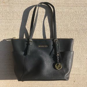 Michael Kors Black Zipper Bag